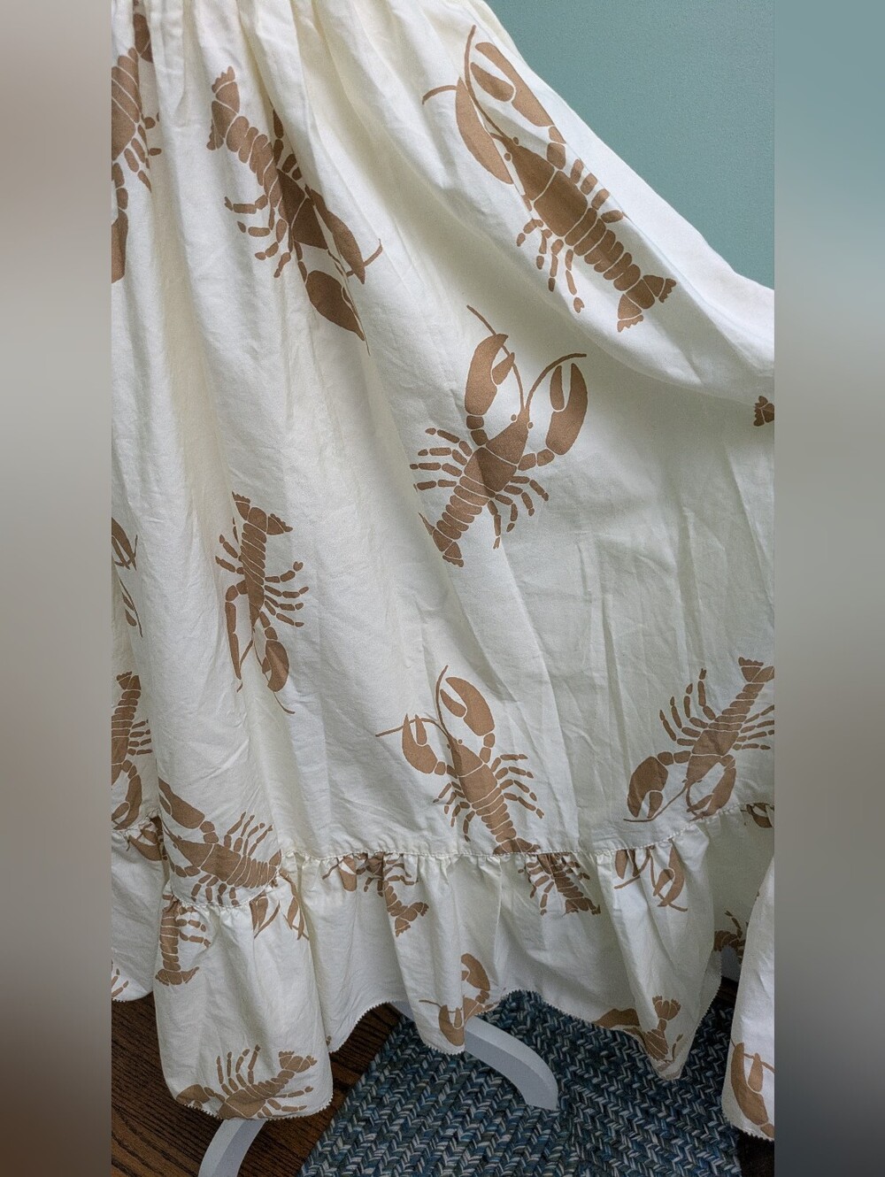 Womens J. Crew Collection Talitha Lobster Print Dress, Sz 2 - Picture 6 of 7